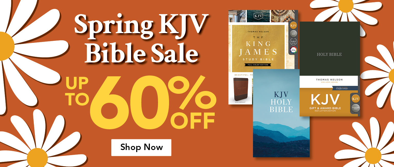 Spring KJV Bible Sale Up to 60% Off