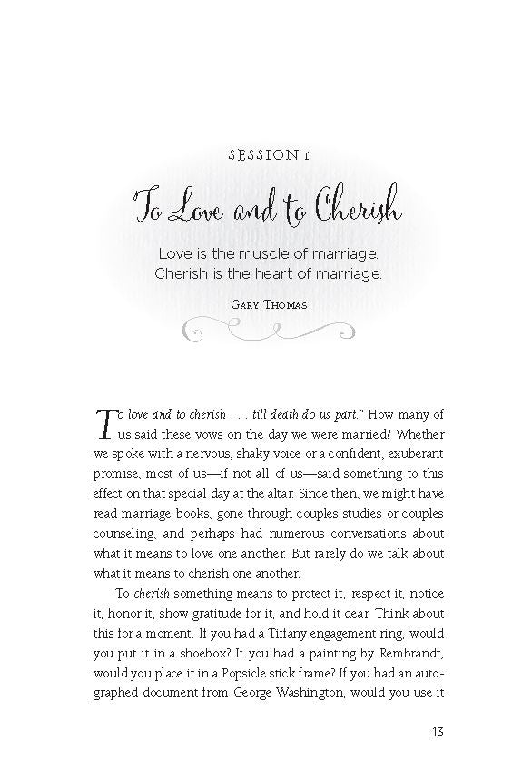 Cherish Bible Study Guide: The One Word That Changes Everything for Your Marriage