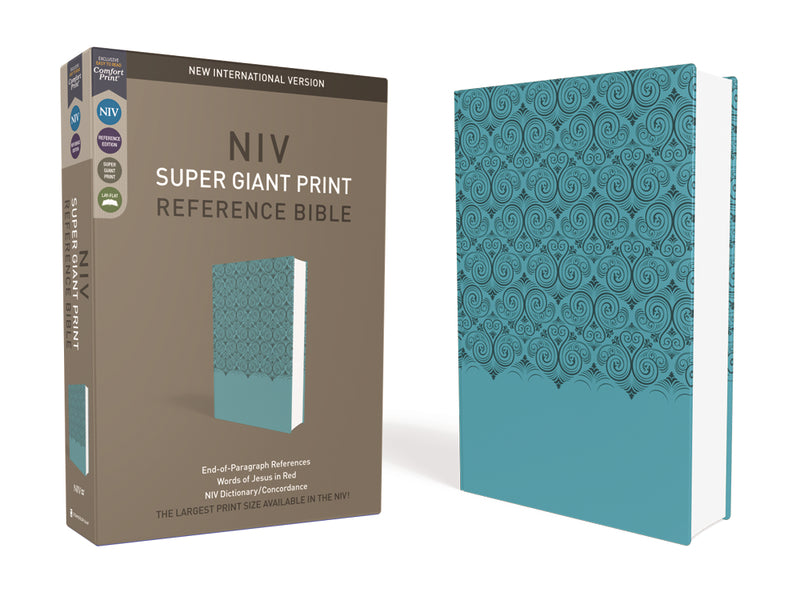 NIV, Super Giant Print Reference Bible, Red Letter Edition