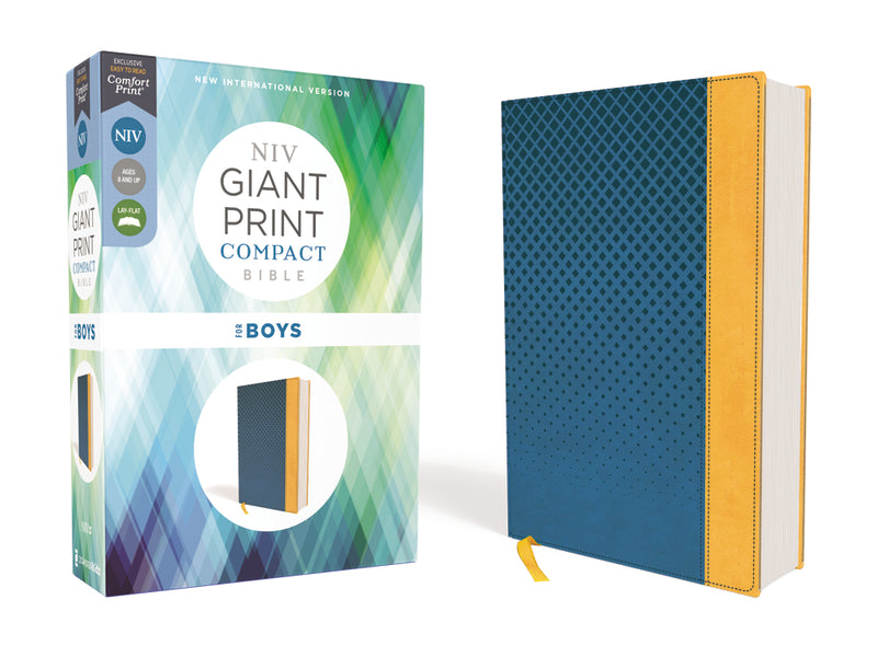 NIV, Giant Print Compact Bible, Red Letter Edition, Comfort Print