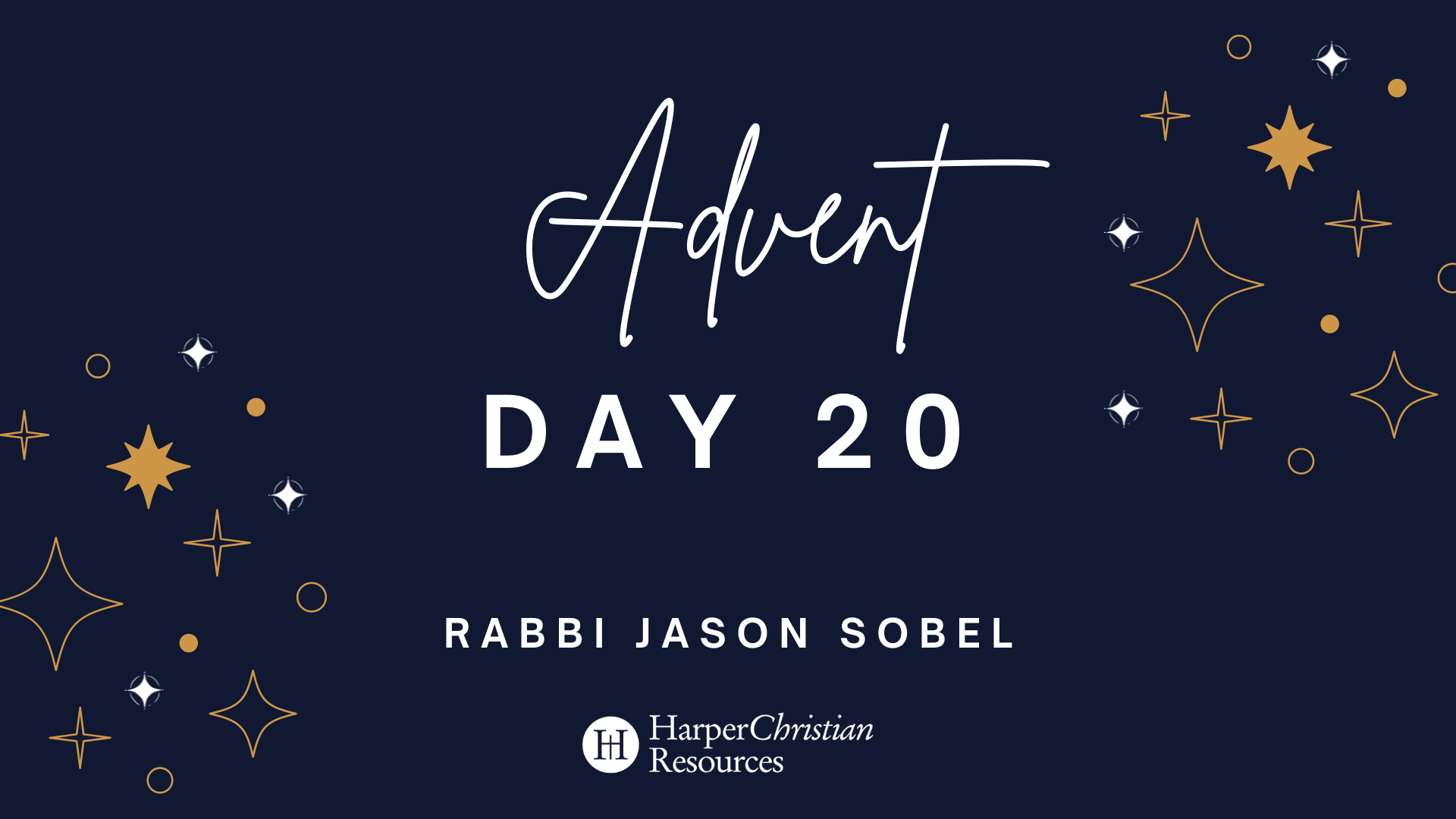 Advent Day 20: A message from Rabbi Jason Sobel