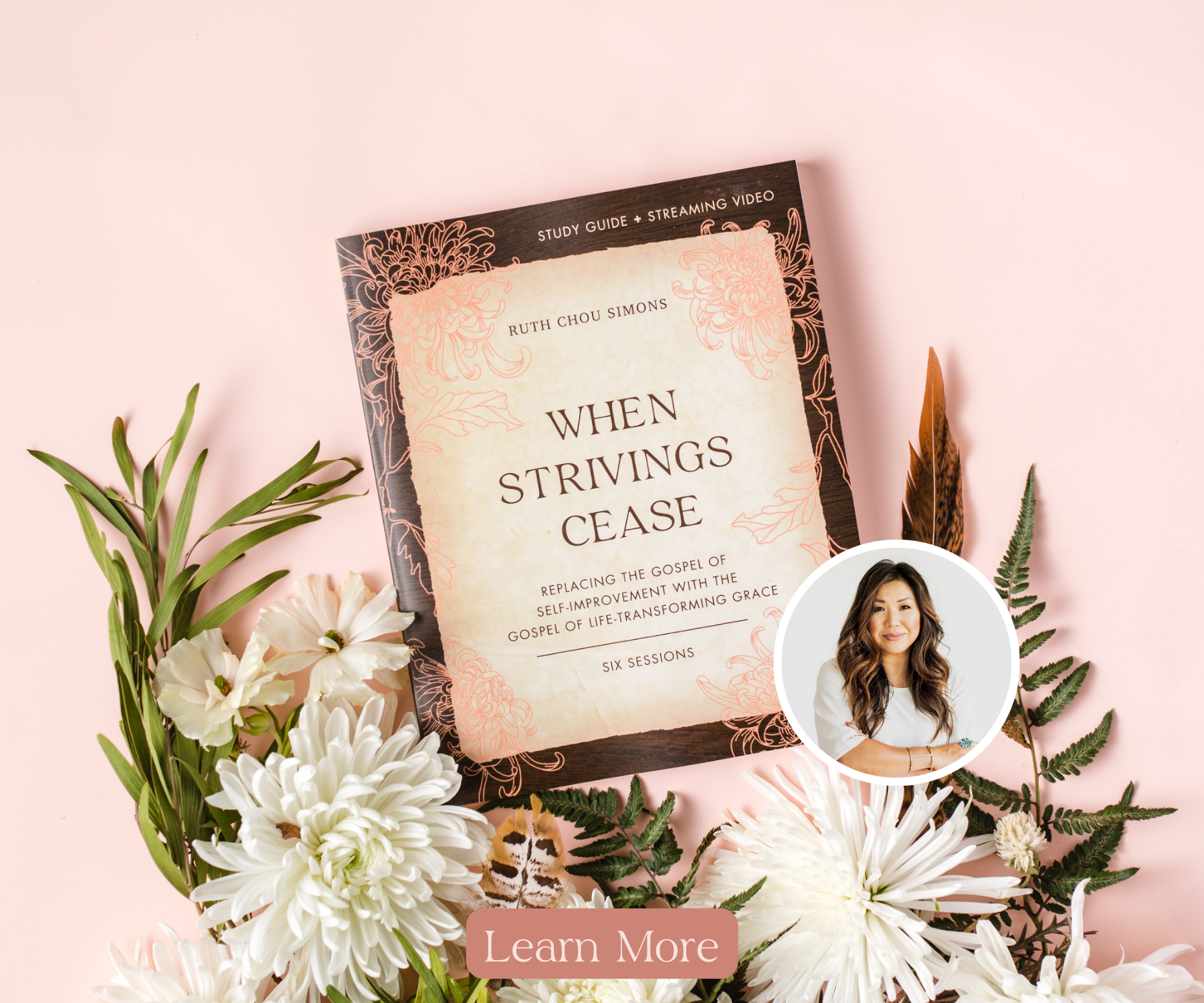 Author Ruth Chou Simons and her book and Bible Study Guide When Strivings Cease talks about freedom from shame