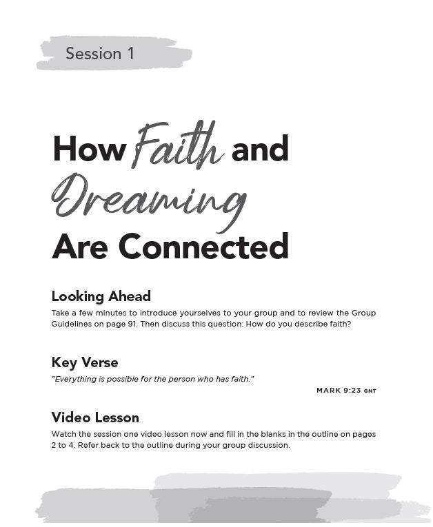 Created to Dream Bible Study Guide plus Streaming Video: The 6 Phases –  ChurchSource