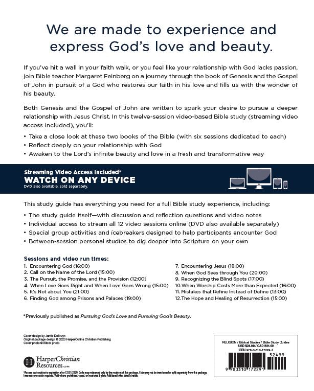 Pursuing God Bible Study Guide plus Streaming Video: Encountering His Love and Beauty in the Bible