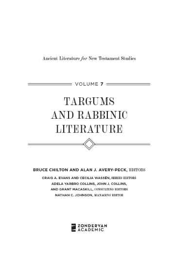 Targums and Rabbinic Literature