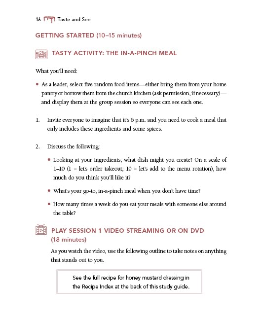 Taste and See Book and Bible Study Guide plus Streaming Video Bundle