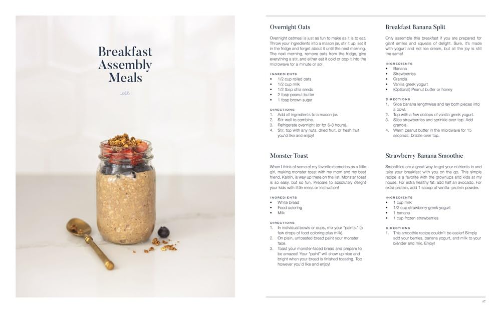 The Simplified Cookbook: Delicious Meals with Effortless Prep (60 Recipes + 60 Assembly Meals) – The Perfect Mother's Day Gifts for Mom