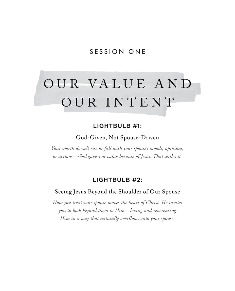 Lightbulb Moments in Marriage Bible Study Guide plus Streaming Video: 12 Biblical Perspectives for Successful and Satisfied Couples
