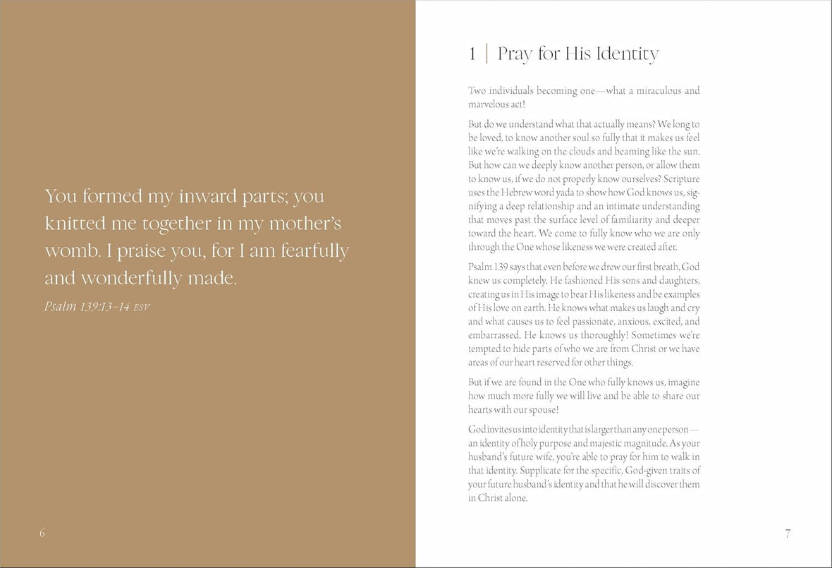 Dear Future Husband Prayer Journal: A Journaling Devotional for Christian Women Who Are Single, Dating, or Engaged to Prepare for Their Future Marriage