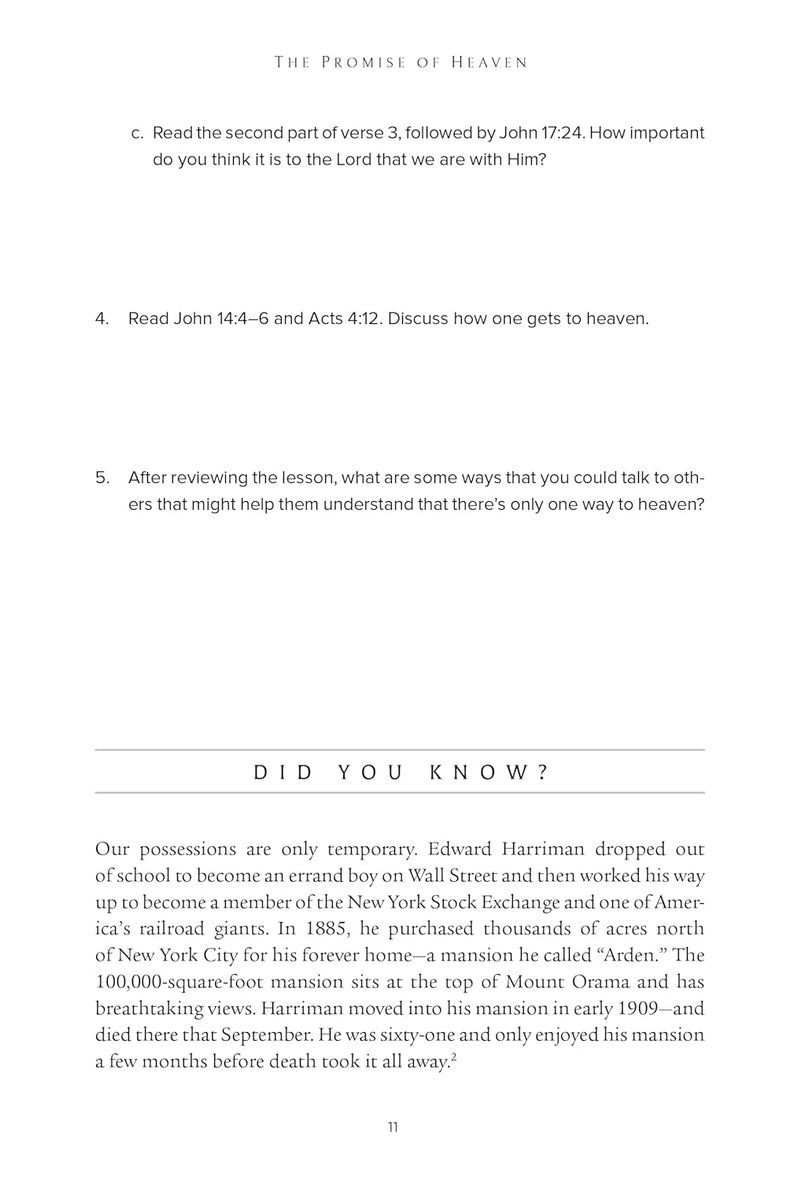 The Promise of Heaven Bible Study Guide: Why You Can Get Excited About Your Eternal Home