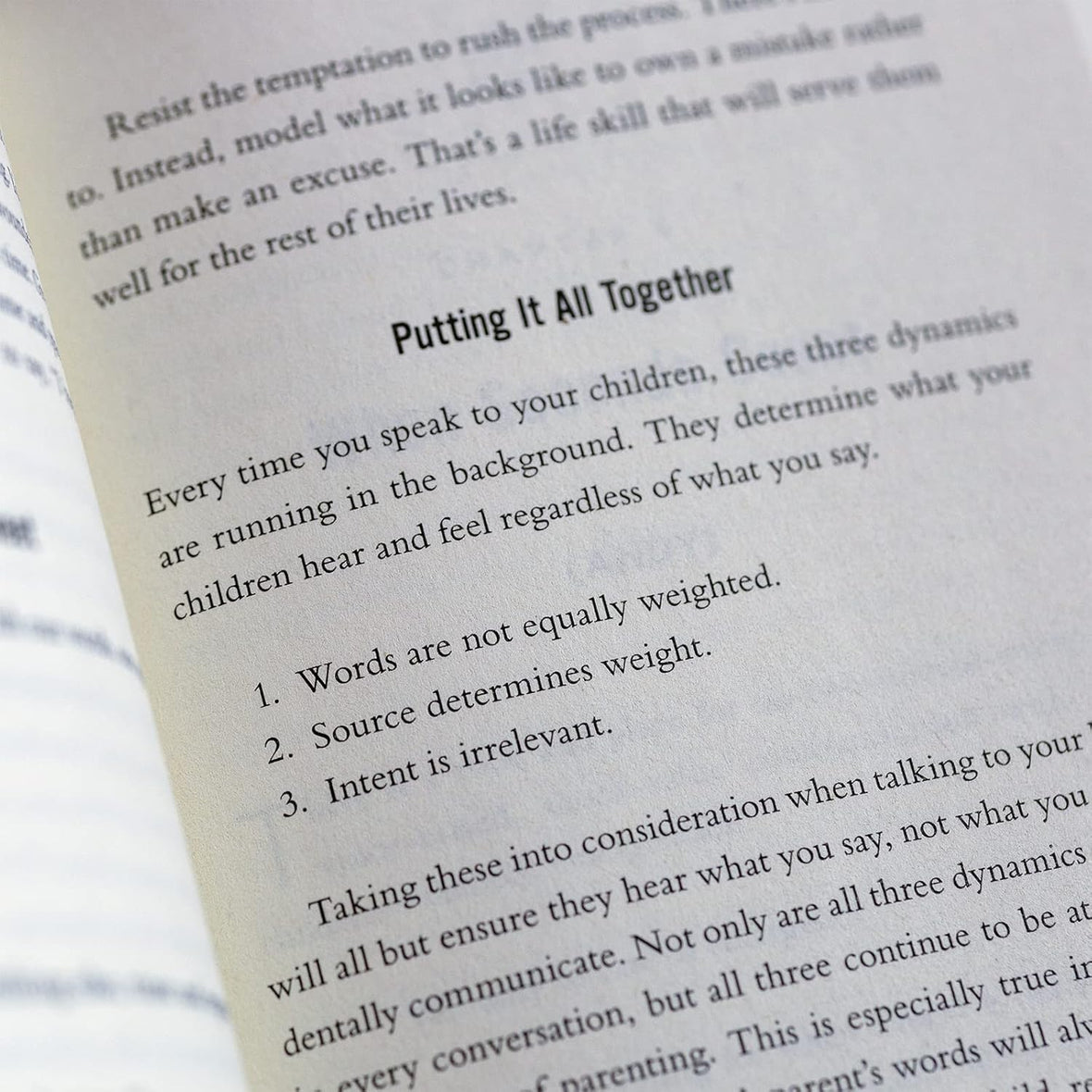 Parenting: Getting It Right