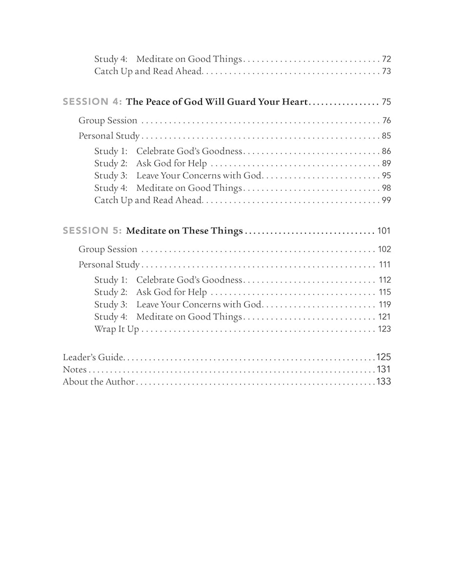 Anxious for Nothing Book and Bible Study Guide plus Streaming Video Bundle