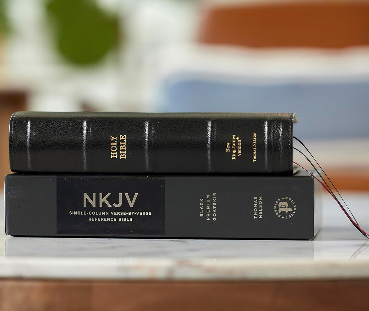 NKJV, Single-Column Reference Bible, Verse-by-verse, Red Letter, Comfort Print