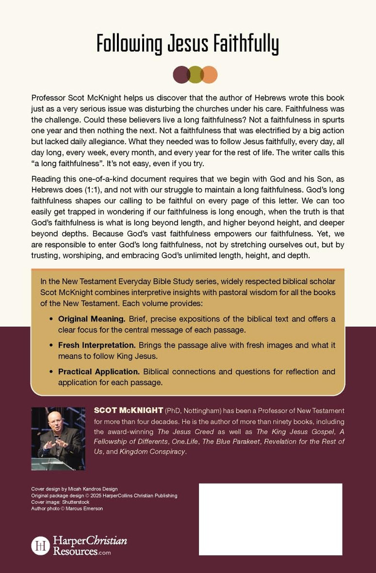 Hebrews: Living a Long Faithfulness