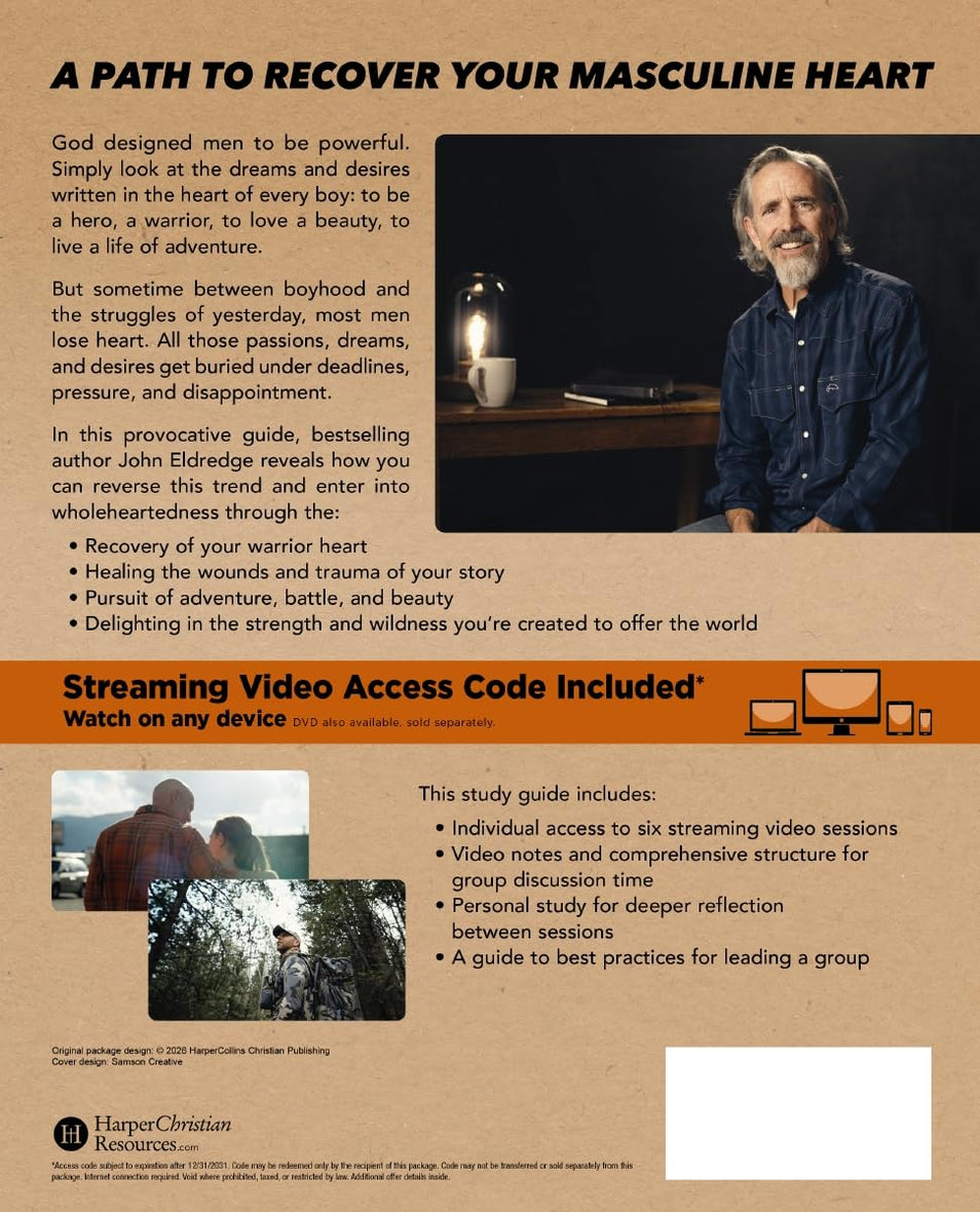 Wild at Heart Study Guide plus Streaming Video, Updated Edition: Discovering the Secret of a Man's Soul