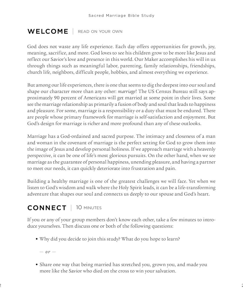 Sacred Marriage Bible Study Guide plus Streaming Video, Revised and Updated: What If God Designed Marriage to Make Us Holy More Than to Make Us Happy?