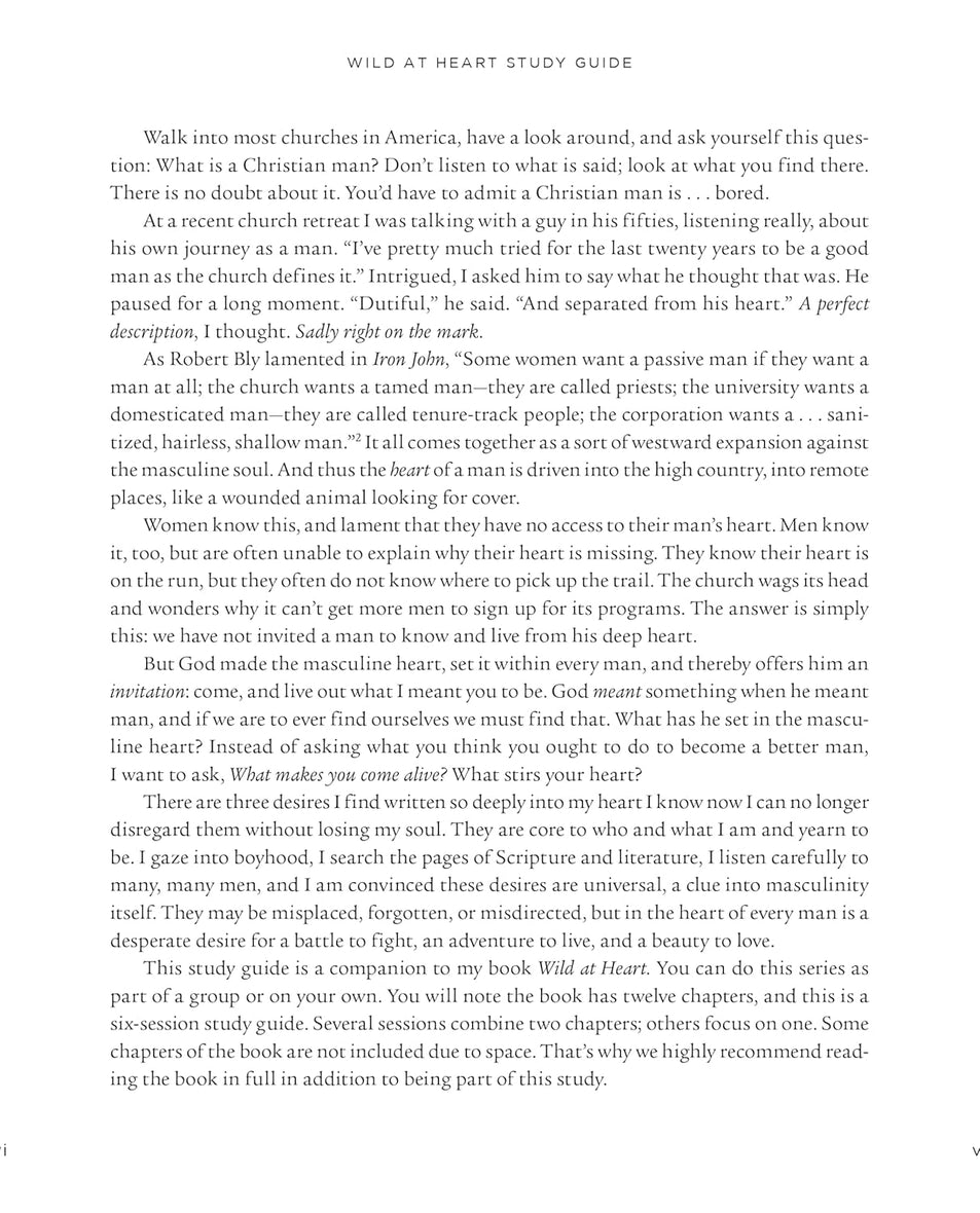 Wild at Heart Study Guide plus Streaming Video, Updated Edition: Discovering the Secret of a Man's Soul