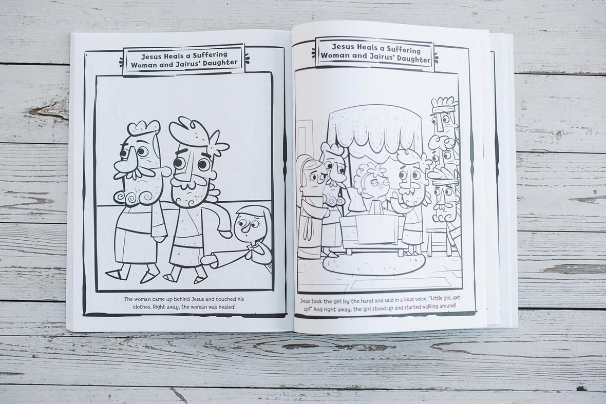 Hey-O! Coloring Book: Over 90 Bible Story Pages for Kids to Color