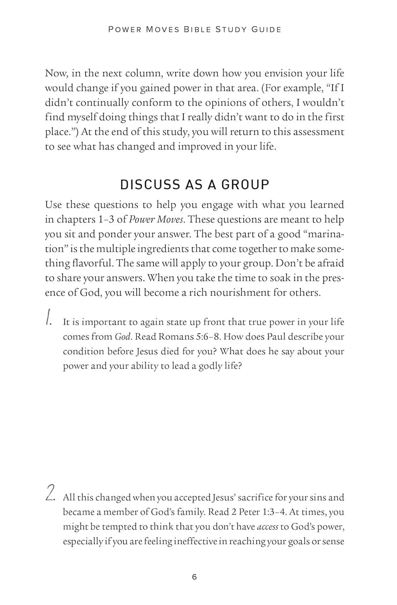 Power Moves Study Guide: What the Bible Says About How You Can Reclaim and Redefine Your God-Given Power