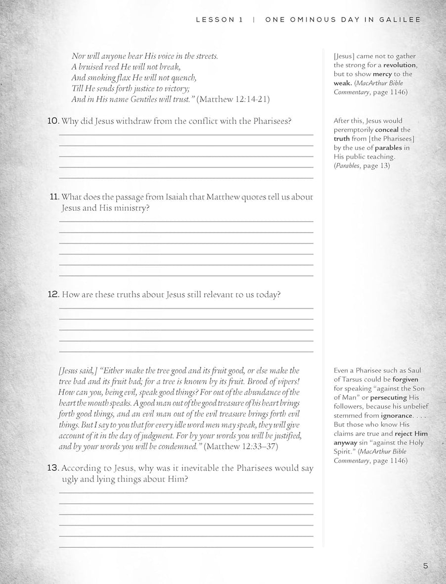 Parables Workbook: The Mysteries of God's Kingdom Revealed Through the Stories Jesus Told