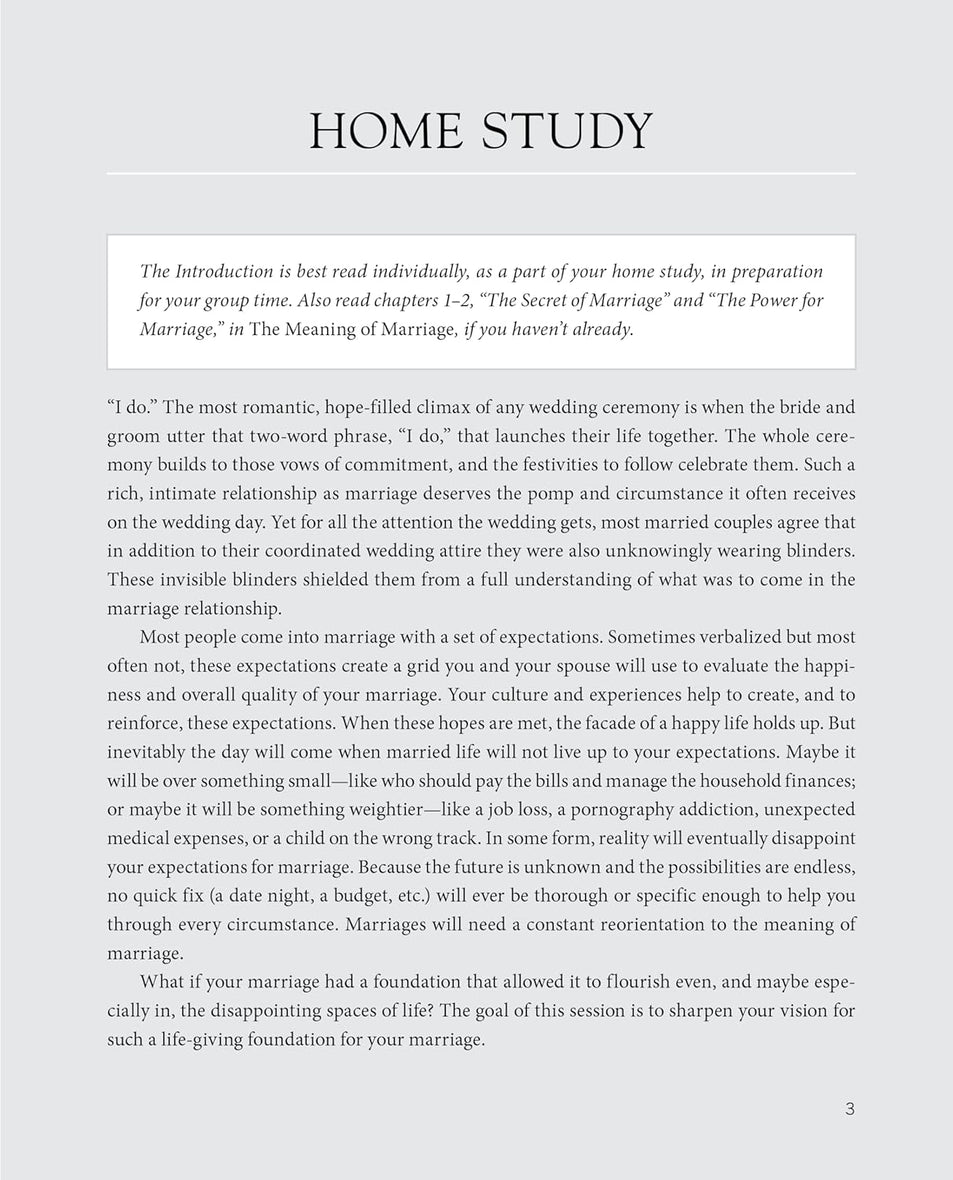 The Meaning of Marriage Bible Study Guide plus Streaming Video, Updated Edition: A Vision for Married and Single People