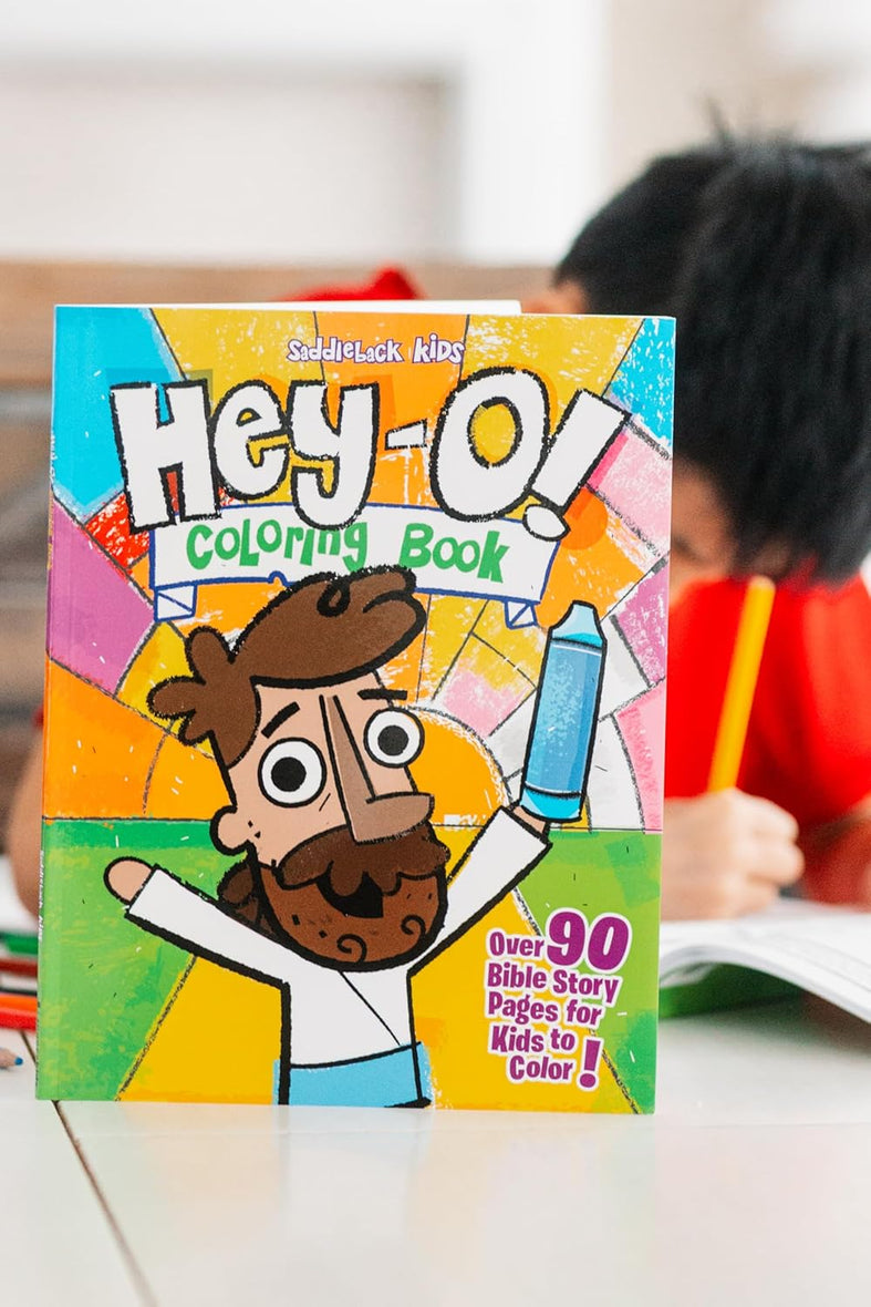 Hey-O! Coloring Book: Over 90 Bible Story Pages for Kids to Color