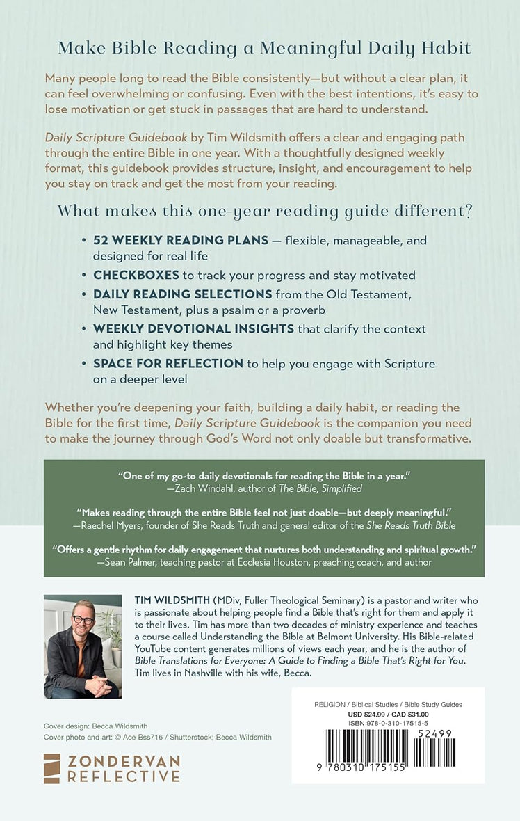 Daily Scripture Guidebook: A 52-Week Journey Through the Bible