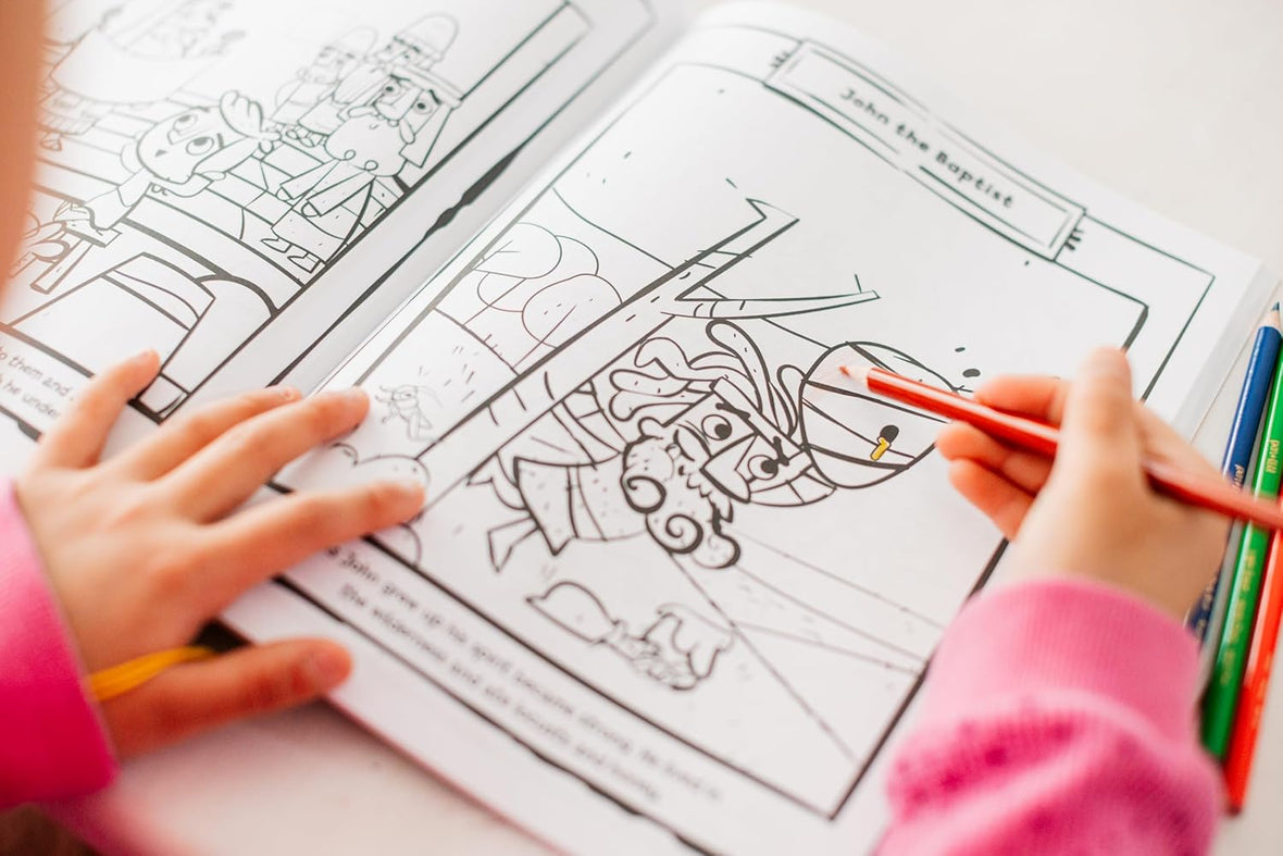 Hey-O! Coloring Book: Over 90 Bible Story Pages for Kids to Color