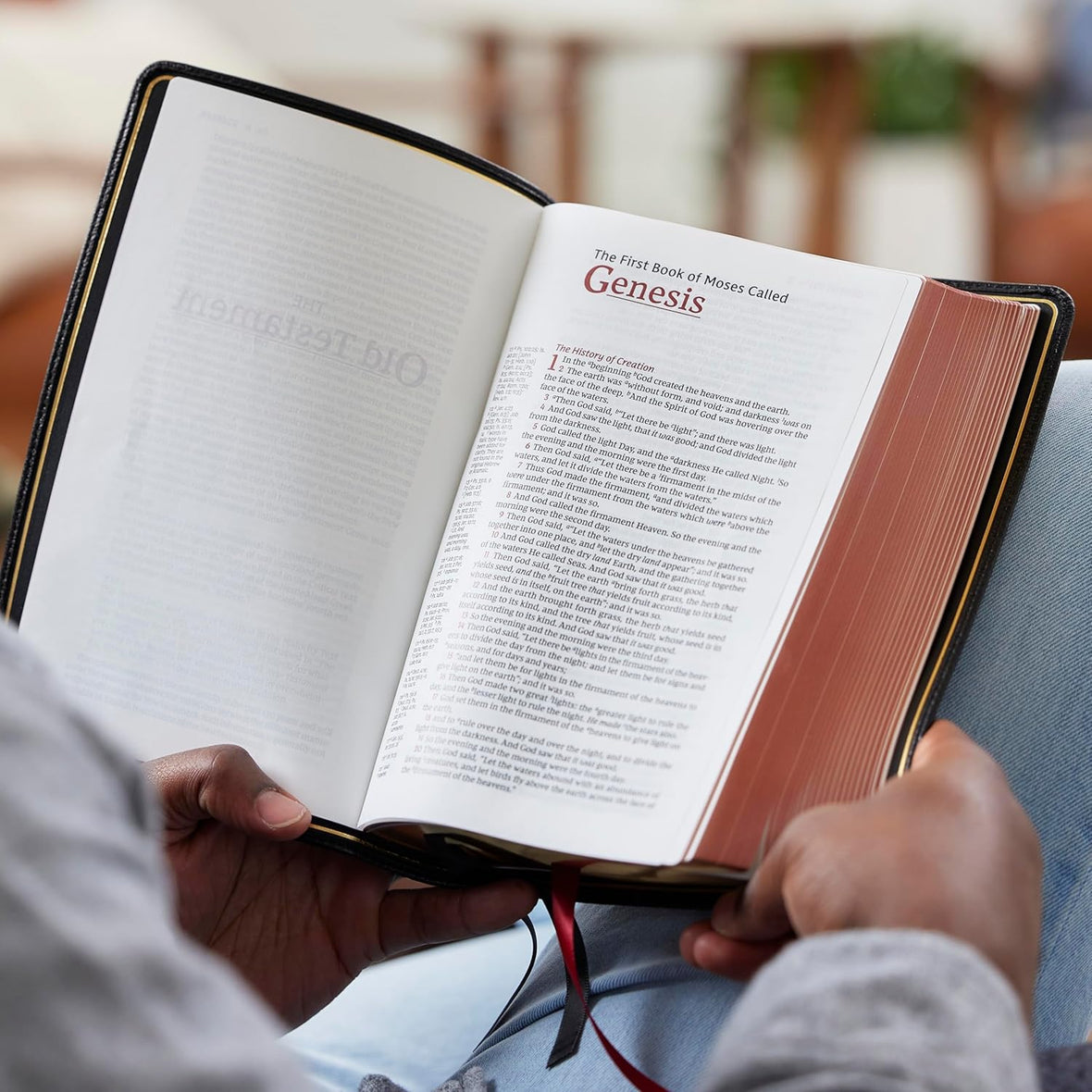 NKJV, Single-Column Reference Bible, Verse-by-verse, Red Letter, Comfort Print