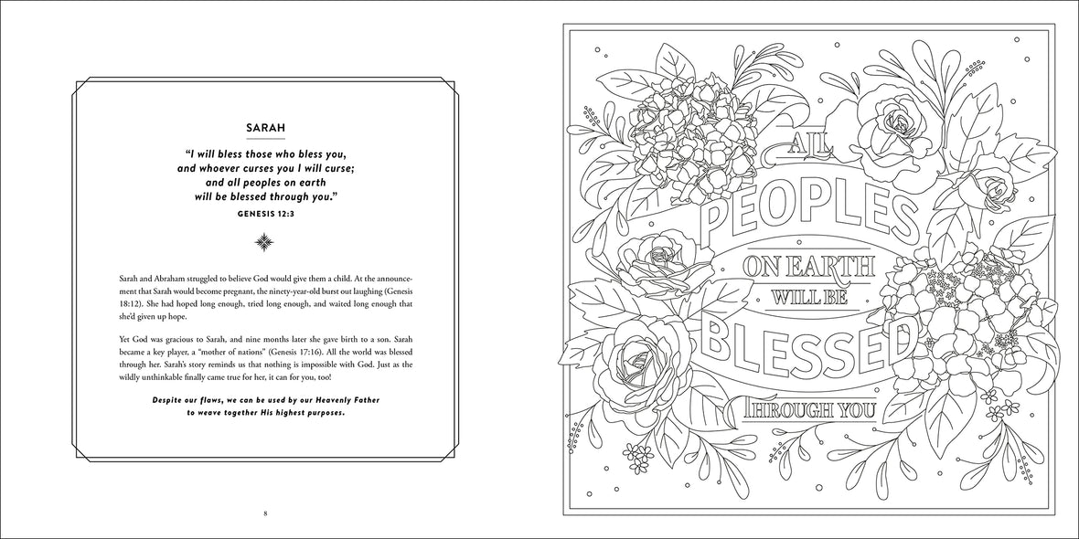 43 Page I Am Enough Inspirational & Motivational Adult Coloring Book  Printable Instant Download 