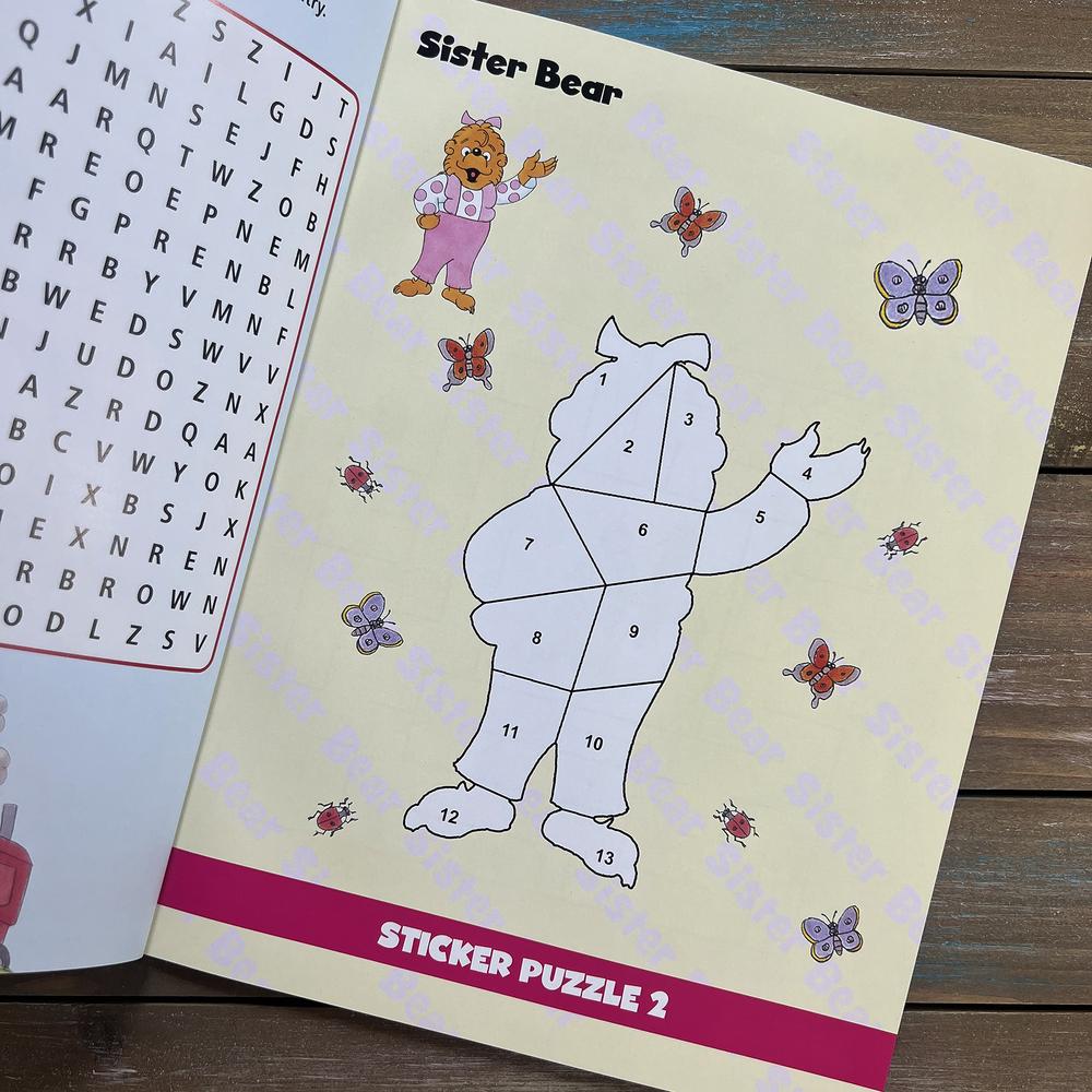 The Berenstain Bears Color by Sticker: Create 12 Pictures with Sticker – ChurchSource