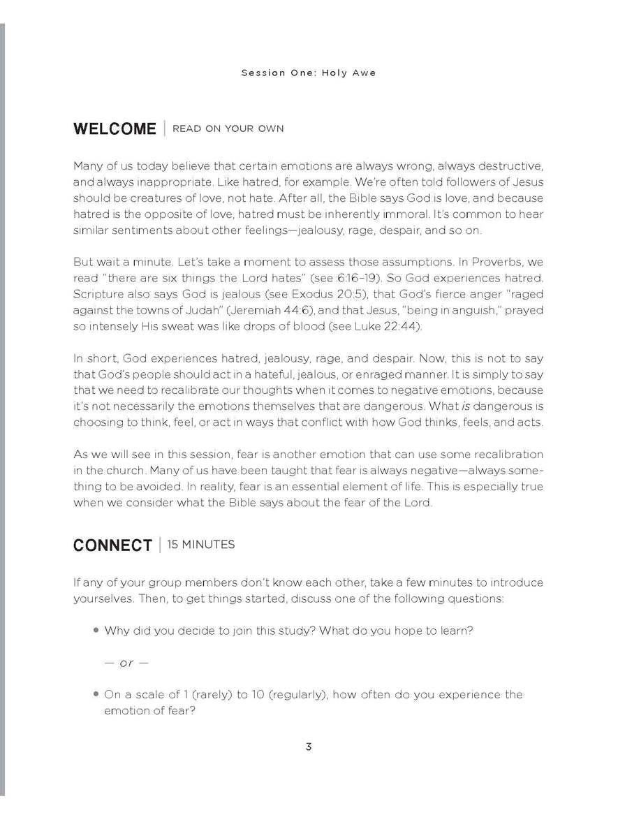 Awe of God Book and Bible Study Guide Bundle