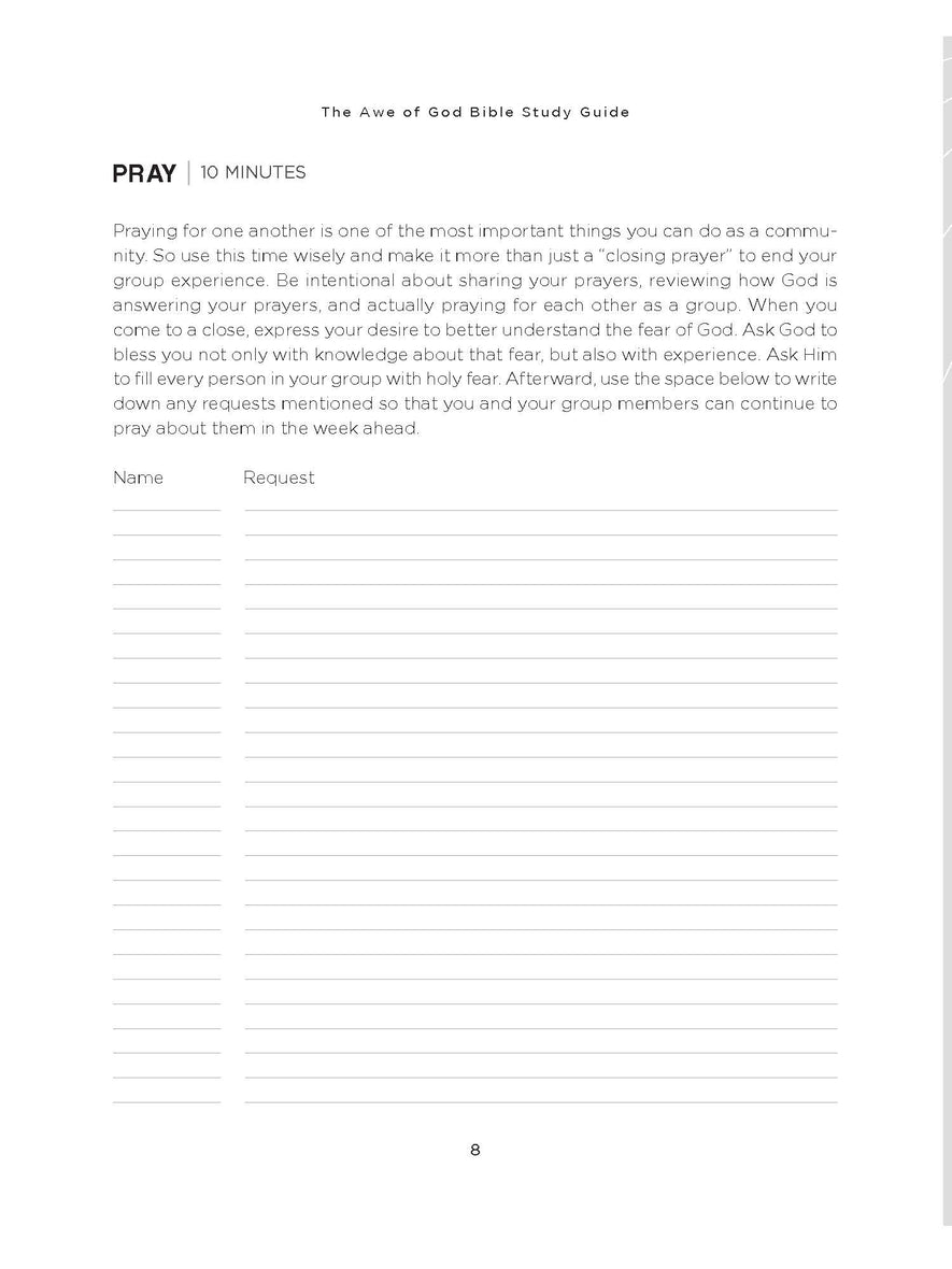 Awe of God Book and Bible Study Guide Bundle