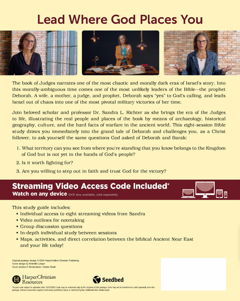 Deborah Bible Study Guide plus Streaming Video: Unlikely Heroes and the Book of Judges