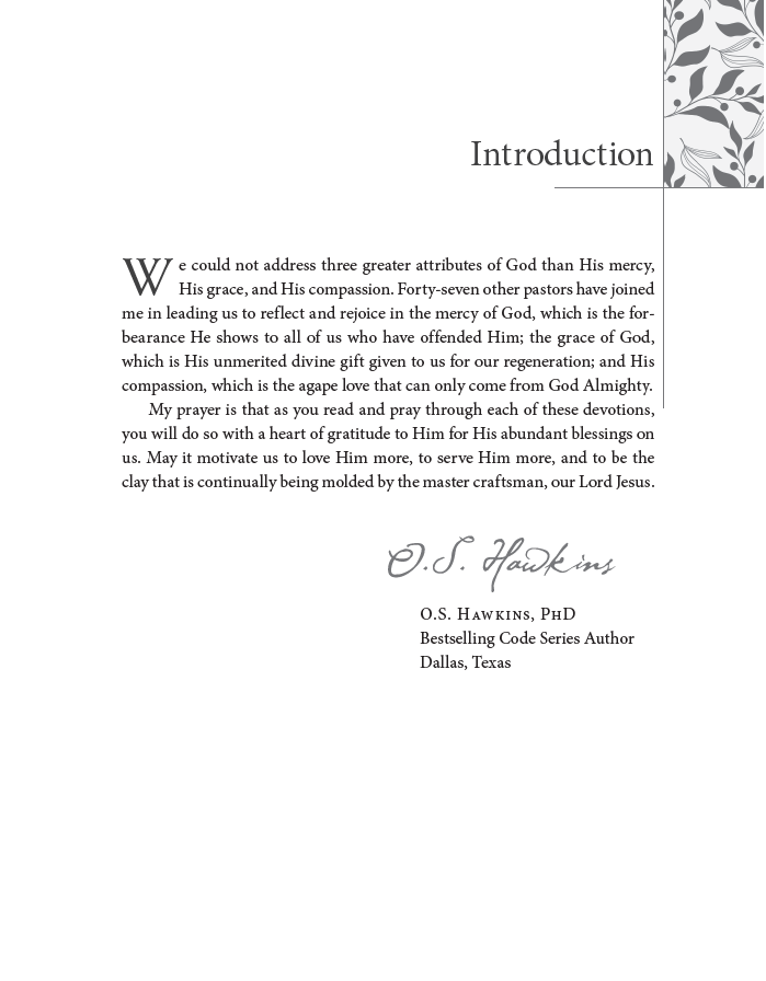 God's Mercy Grace and Compassion MyDaily Devotional