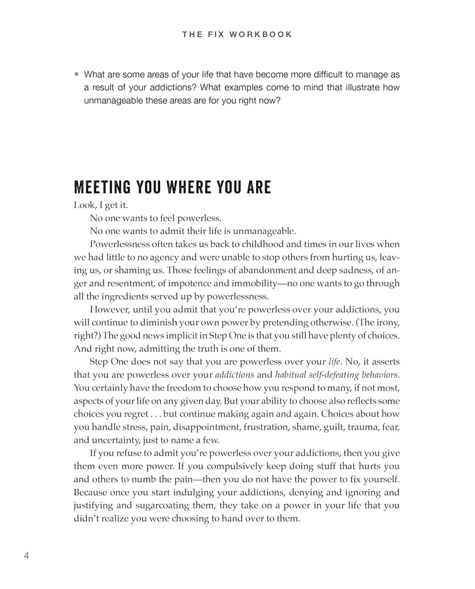 The Fix Book and Workbook Bundle