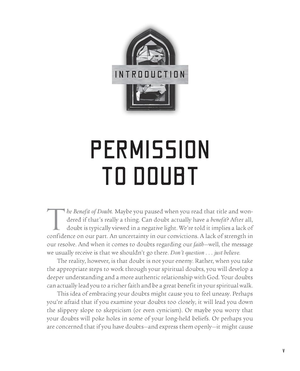 The Benefit of Doubt Book and Workbook Bundle