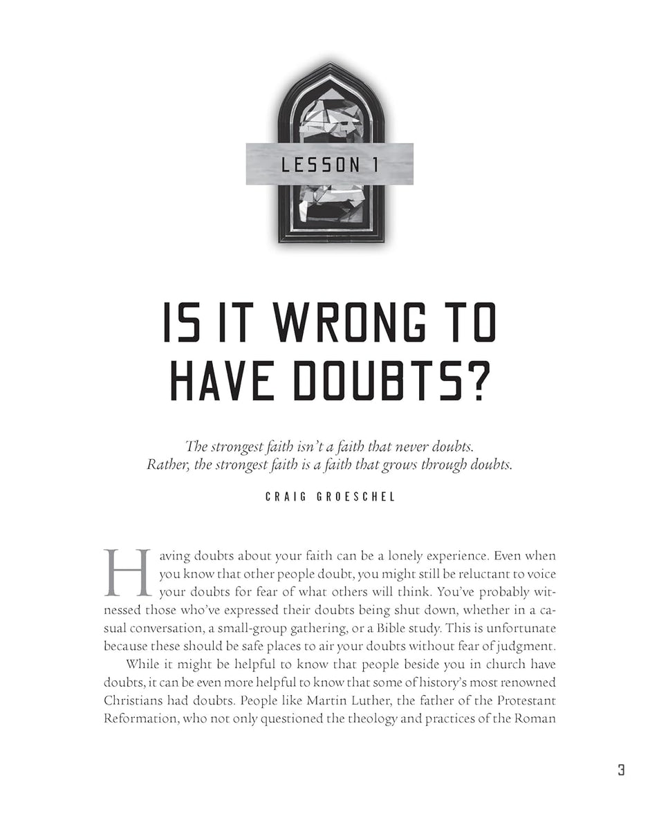 The Benefit of Doubt Workbook: How Confronting Your Deepest Questions Can Lead to a Richer Faith