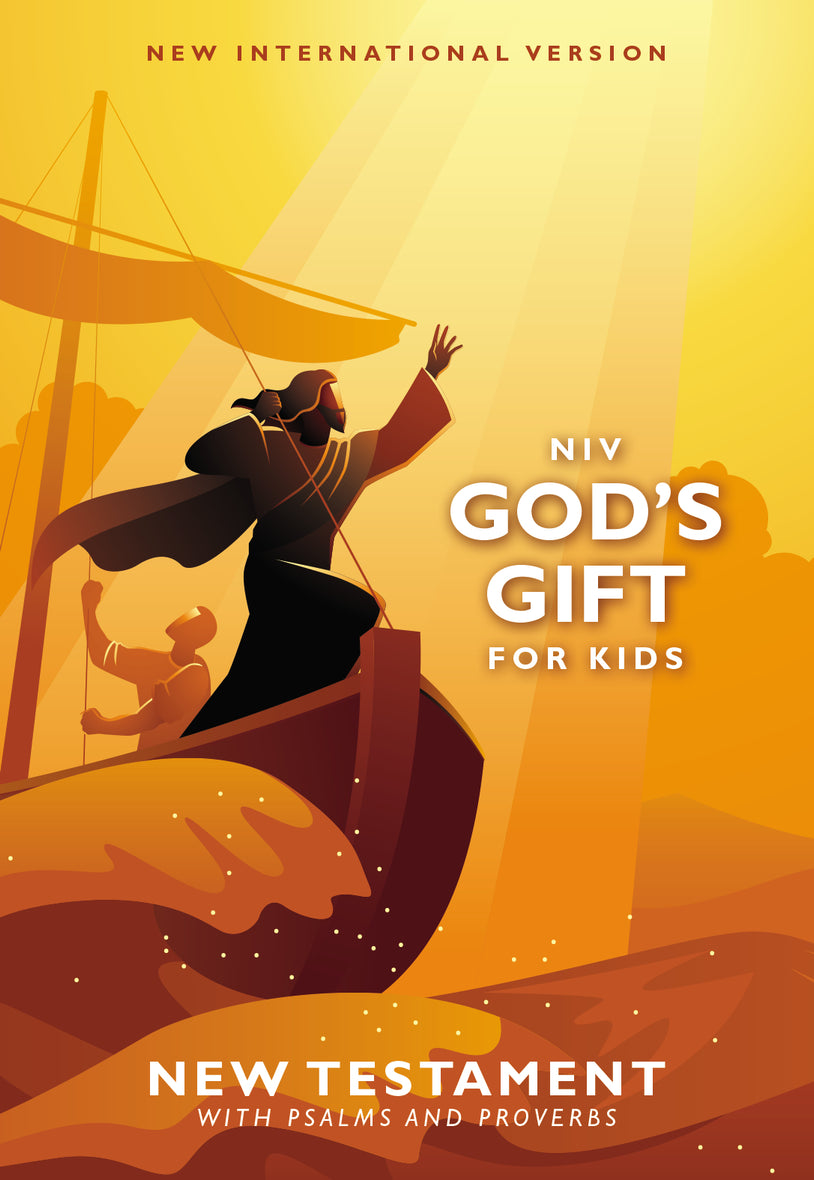 NIV, God's Gift for Kids New Testament with Psalms and Proverbs, Pocket-Sized, Paperback, Case of 64 Bundle