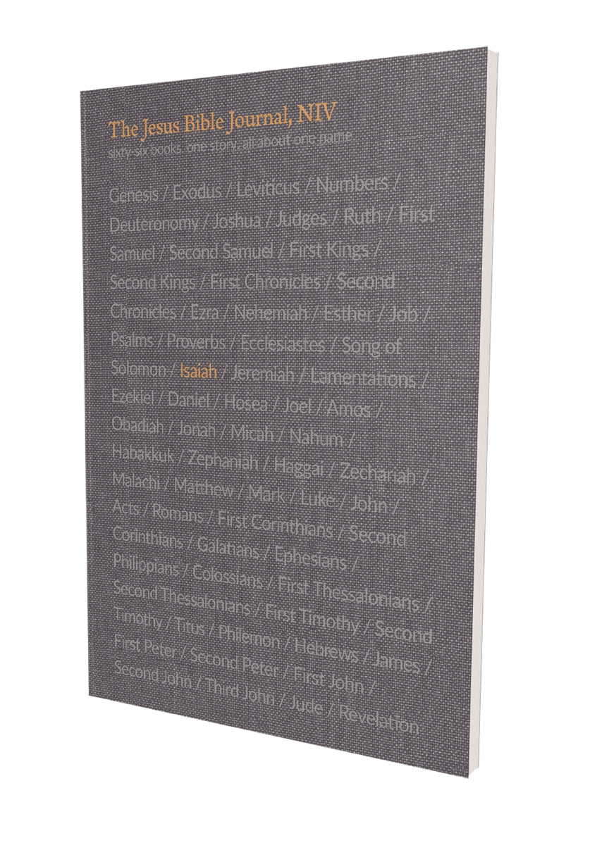 The Jesus Bible Journal, Isaiah, NIV, Paperback, Comfort Print ...