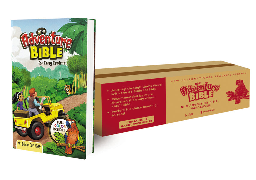 NIrV, Adventure Bible, Hardcover, Full Color, Case of 12 Bundle