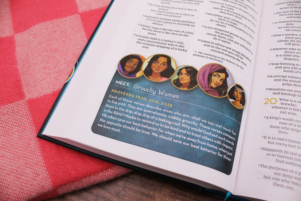 NIV, Kingdom Girls Bible, Full Color, Comfort Print: Meet the Women in God's Story