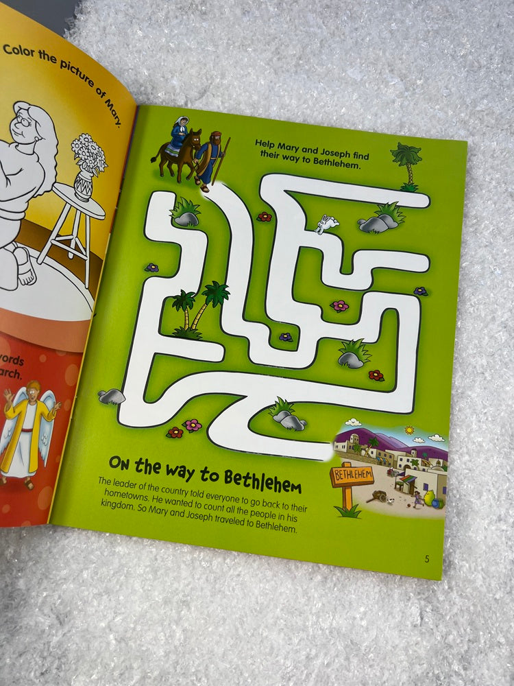 The Beginner's Bible A Christmas Celebration Sticker and Activity Book
