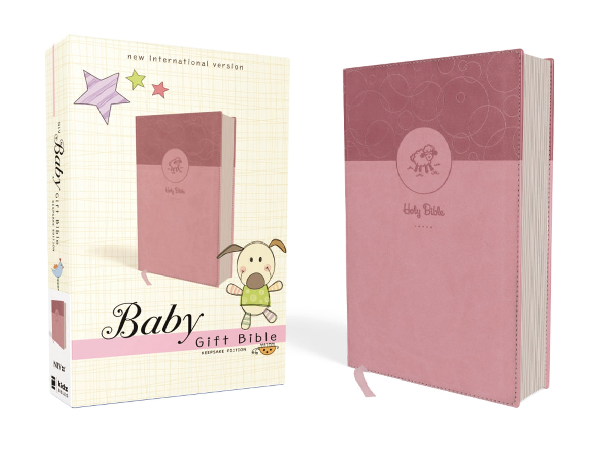 NIV, Baby Gift Bible, Holy Bible, Red Letter Edition, Comfort
