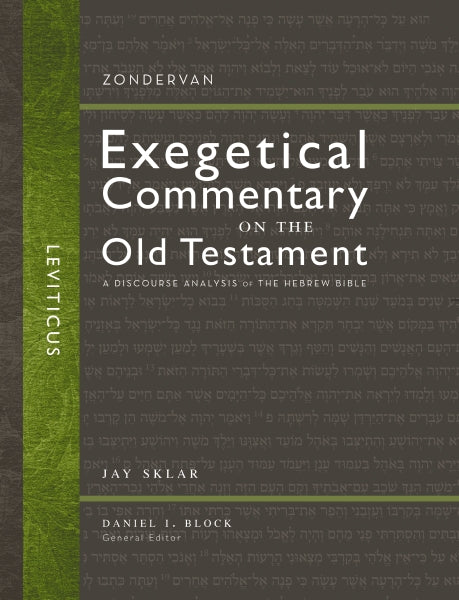 Zondervan Exegetical Commentary on the Old Testament: Leviticus Zondervan Exegetical Commentary on the Old Testament: Leviticus