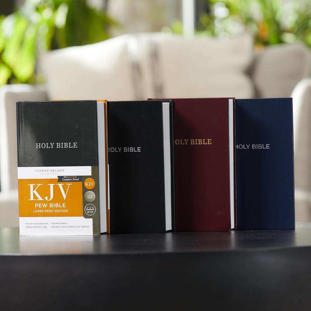 KJV, Pew Bible, Large Print, Red Letter Edition, Comfort Print: Holy Bible, King James Version