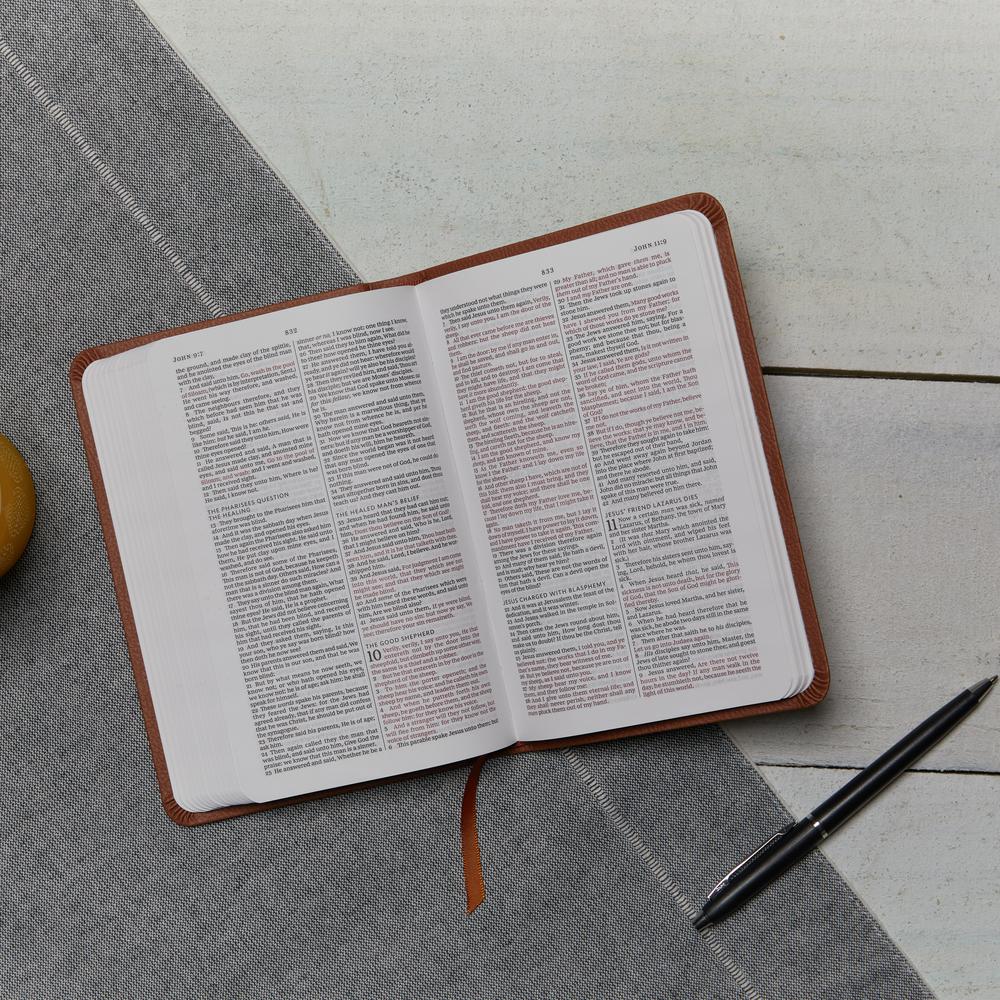 KJV, Value Thinline Bible, Compact, Red Letter, Comfort Print
