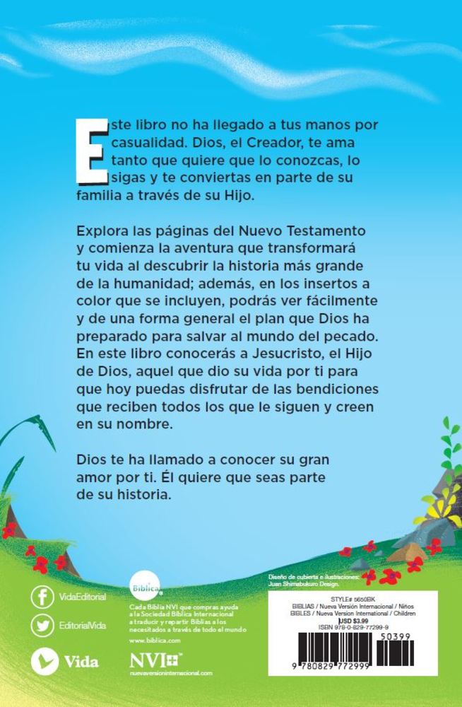 Nuevo Testamento NVI Niños Revisión 2022 Tapa Rústica 4