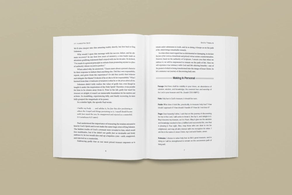 Awe of God Book and Bible Study Guide Bundle