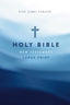 KJV Large Print Outreach New Testament Bible, Cross Softcover, Comfort Print, Case of 64 Bundle